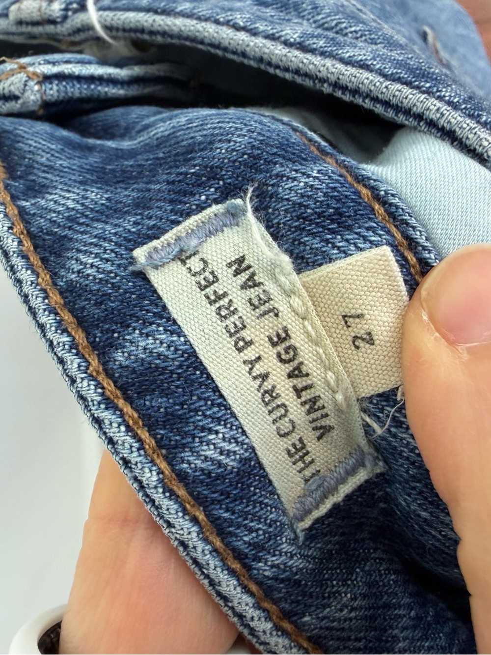 Madewell The Curvy Perfect Vintage Jeans Size 27 - Picture 5 of 7